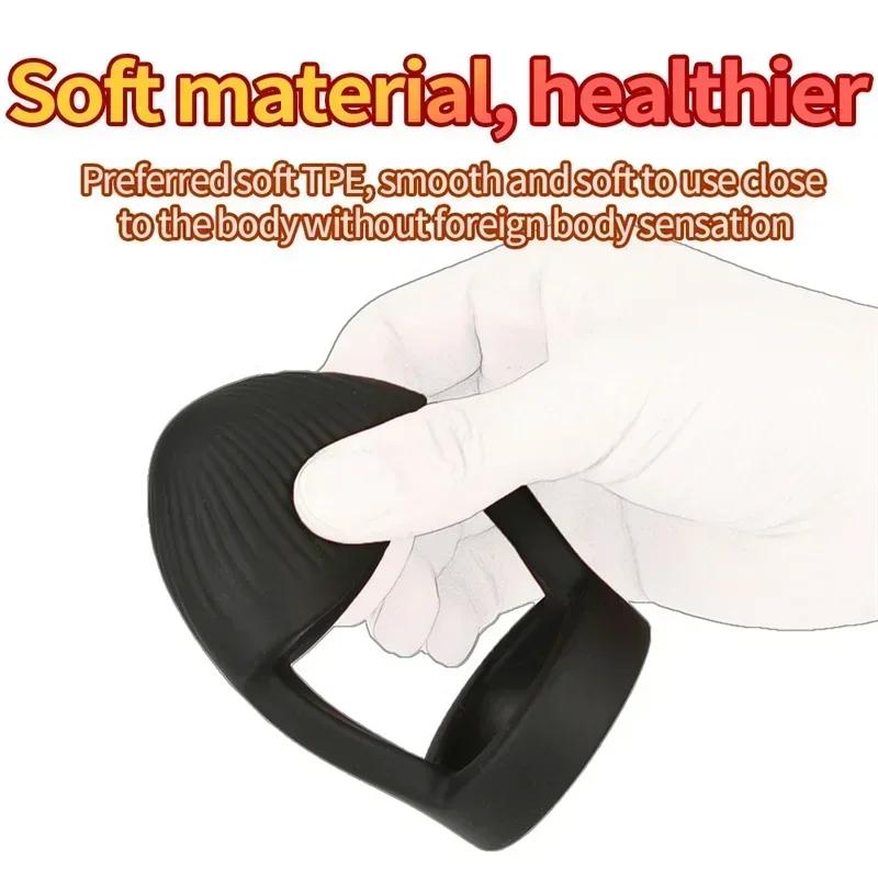 Male Scrotum Rings Delay Ejaculation Penis Ring Bondage Erection Ball Pendant Bullet Delay Cock Ring Ball Stretcher Man Sex Toys