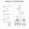 Power Control 12mm Hole Size 6 Pin Switch 3 Position Toggle Switch Appliance 3 Position Switch 250V Rated Voltage