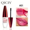 QICY Tattoo Lip Gloss Peel-Off Long-Lasting Moisturizing Liquid Lipstick with Waterproof Non-stick Cup Glossy Finish Nourishing