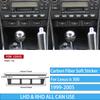 Real Carbon Fiber Car Accessories Gear Shift Set Trim Cover Soft Sticker For Lexus is 300 1999 2000 2001 2002 2003 2004 2005
