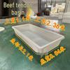 Jundingying White 900L Plastic Shallow Square Basin