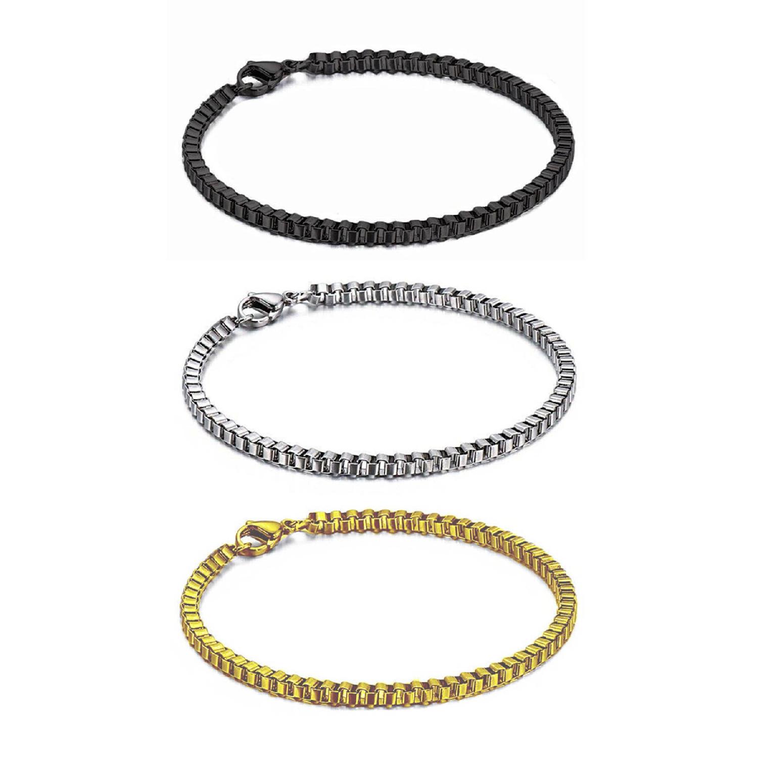 

Набір із 3 спортивних браслетів моделі Cube