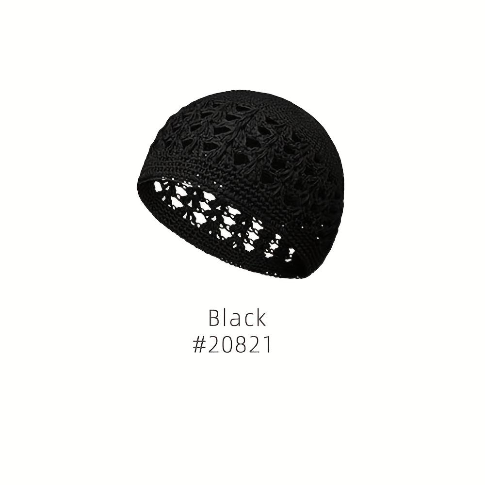 

Дышащие кружевные шапочки для волос, эластичные вязаные шапки-бини, вязаные вручную сетки для волос.