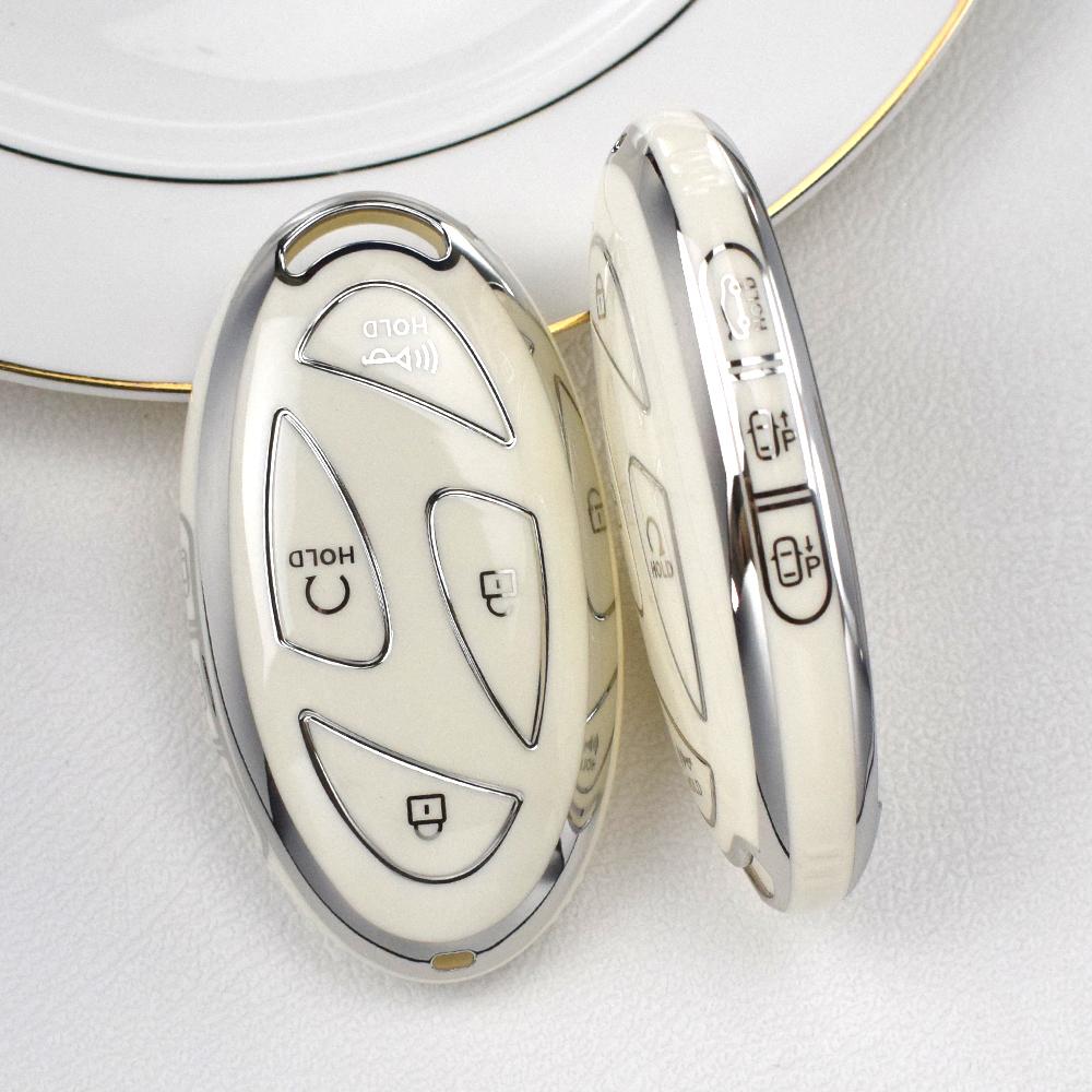 TPU Car Smart Key Case Cover For Hyundai Santa Fe Tucson 2022 Ioniq 5 Atos Prime Solaris 2021 Hyundai Palisade 5/7 Buttons