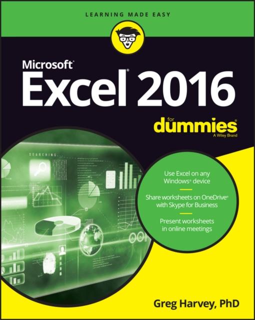 The Excel 2016 For Dummies Book