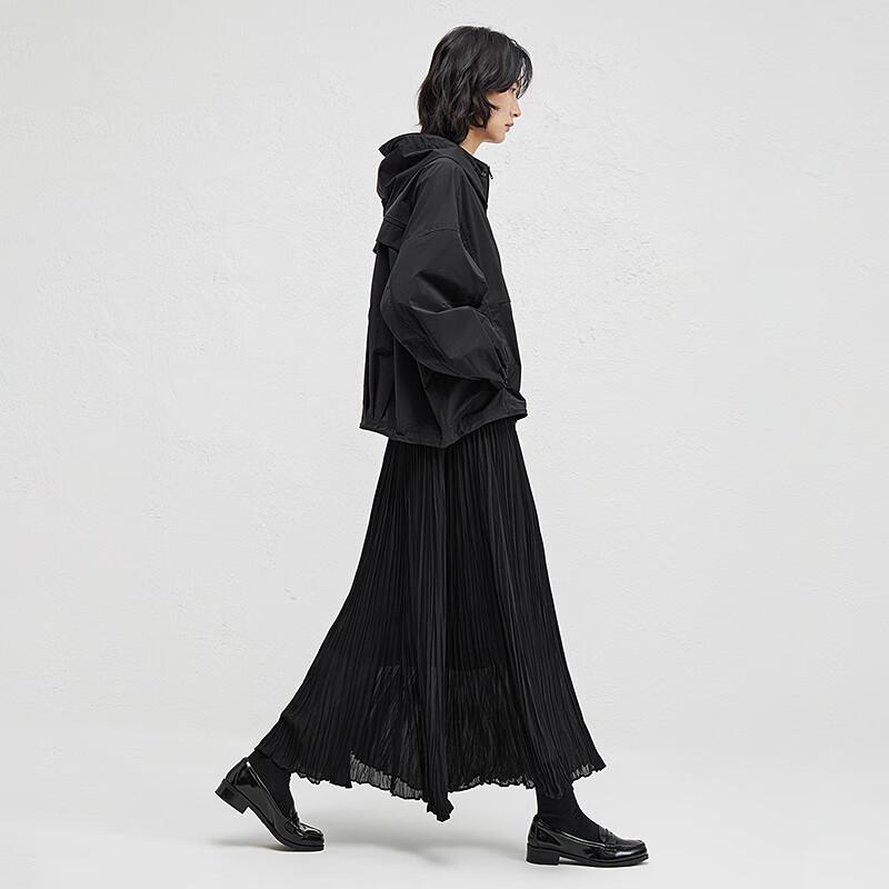 Bo Women's Autumn Loose Hooded Long-Sleeve Jacket