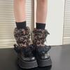 Womens Furry Party Costume Warm Faux Furs Fuzzy Long Boot Shoes Cuffs Cover Leg Warmers/Boot Sleeves/Boot Covers