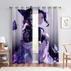 3D Cartoon Anime Character Curtains Children's Favorite Bedroom Decor Anime Curtains 2 Panels Boy Girl Room Den Window Decor