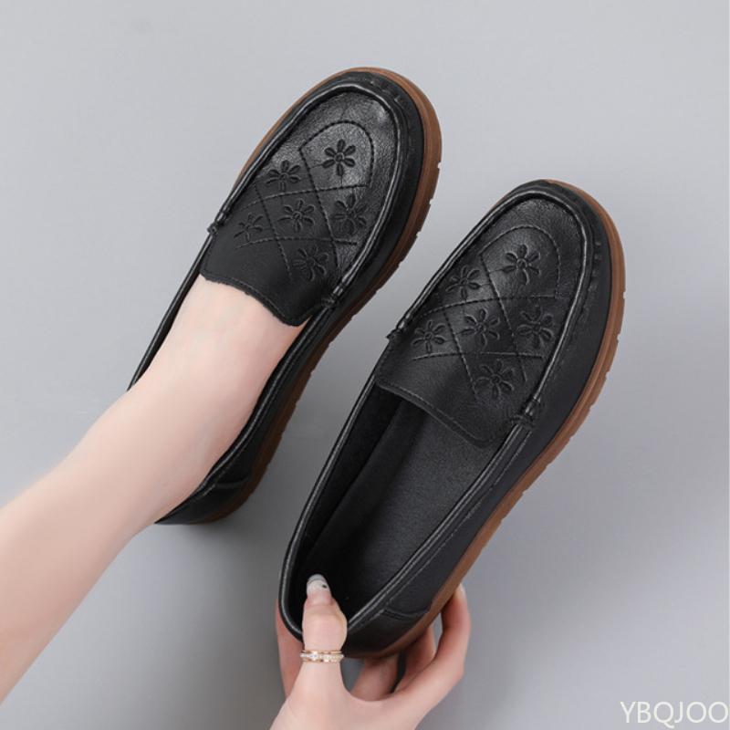 Spring Autumn Women's shoes Soft soled Casual Flats Anti slip wear-resistant mother's shoe Versatile comfort ladies Shoes Mujer