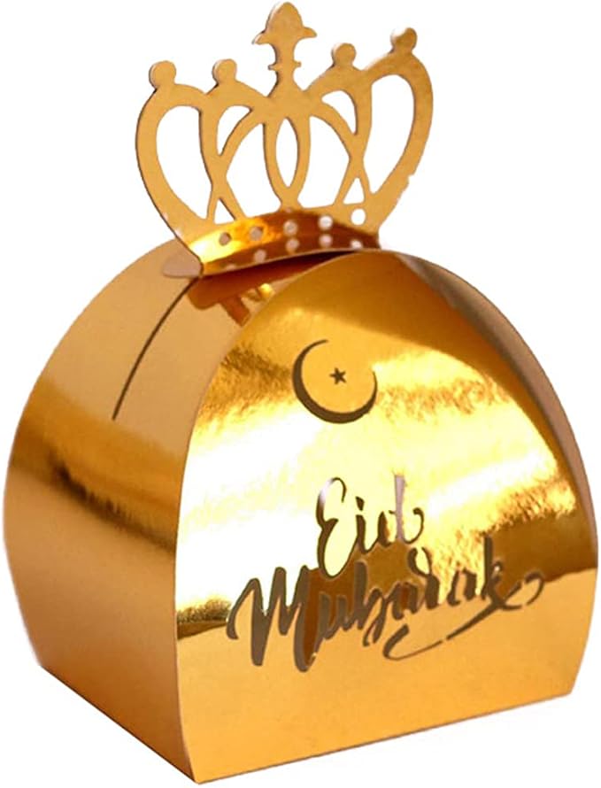 10 Stück/Set Sichere Und Gesunde Eid Mubarak Schokoladenboxen Für Geschenk Gastgeschenkboxen Geschenkboxen Süßigkeitenbox