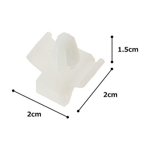 Panduit TM2PWH25-C Cable Tie Mount, Winged Push Barb, Nylon 6.6, 0.25-Inch Hole, Natural (100-Pack)