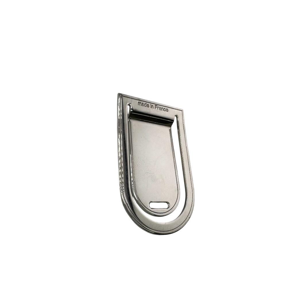 LOUIS VUITTON M65067 metal Pansavie Porto Address Money clip Silver metal unisex Used