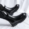 Casual Men's Leather Shoes 2024 Autumn Winter New Chelsea Boots for Men High Top Slip-on Popular Trendy Motorcycle Boots Botas