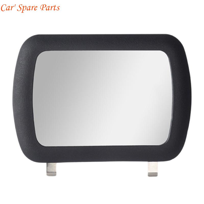 Y4UA Car Sun Visors Makeup Mirror Stainless Universal Adhesive Easy Installation for Car Visors Seatback Cosmetic Mirror