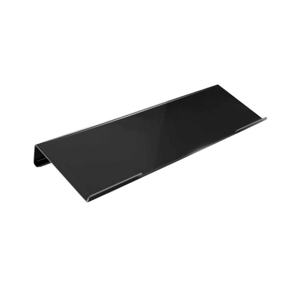 Durable 17 Inch Keyboard Stand Ergonomic Acrylic Keyboard Riser Stand Easy Typing Tilted Computer Keyboard Holder Desktop Use чёрный