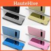 S10 For Leather Like Mirror Phone Cover Built In Stand Features Shockproof