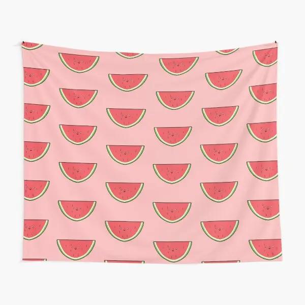 Cartoon Watermelon Tapestry Modern Summer Fresh Fruit Tapestry Wall Hanging for Home Bedroom Living Room Party Decoration