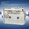 Portable Cassette Retro Tape Stereo Sound FM Radio Cassette Player with Headphone Jack and 2 AA or USB Power Supplies Player, Auto-Reverse Player,