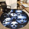1pc Rammstein Carpet, Round Non-Slip Durable Large Size Office Carpet, Suitable for Office,yy250908064
