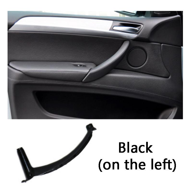 Gray Beige Black Armrest Car Left Right Interior Door Handle Inner Panel Pull Trim Cover For BMW  E70 E71 X5
