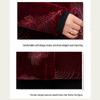 Women's Winter Warm Mid-Length Cotton Jacket for Middle-Aged and Elderly with Thick Velvet Lining