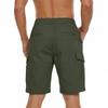 Herren lockere lässige lockere Taille Arbeitskleidung Mehrzwecktaschen Shorts