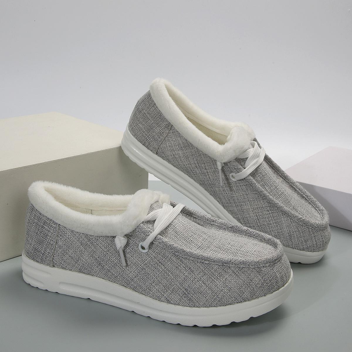 

Осенне-зимние новые туфли на плоской подошве из хлопка, неглубокие туфли из хлопка, большие размеры, импортная торговля, хит продаж, хлопковые туфли, место, обувь из хлопка на Хэллоуин 36 серый