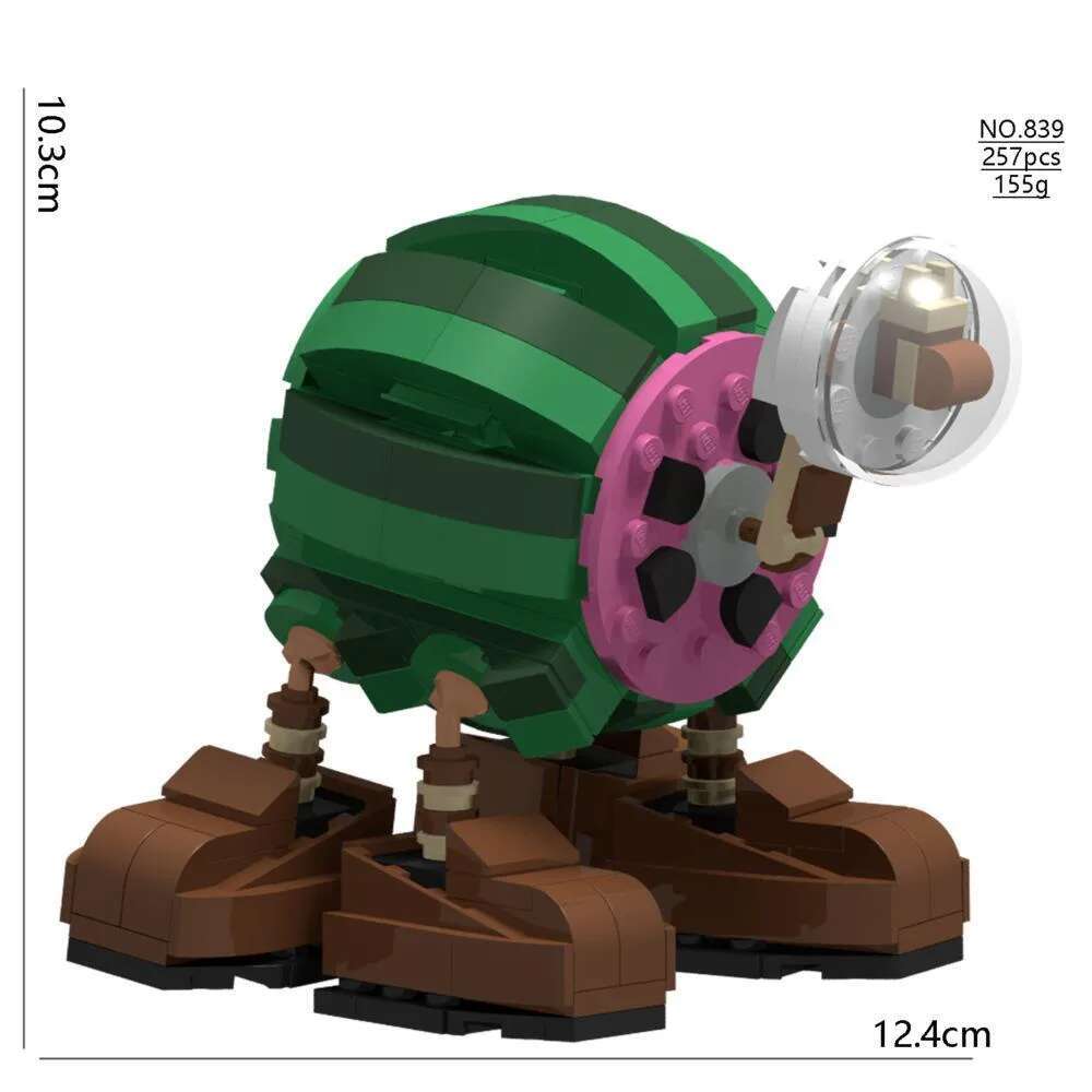 Cervello Marcio Italiano Tung Tung Sahur Giocattolo a Blocchi Tralalero Tralala Ballerina Cappuccino Assassino Giocattolo a Blocchi Bombardiere Coccodrillo Blocco