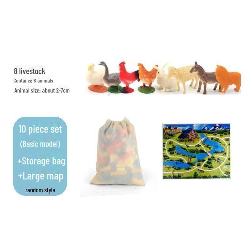 Großes pädagogisches Dinosaurier-Zoo-Spielzeug - Tyrannosaurus Rex Modell für Kinder im Alter von 3 bis 6 Jahren