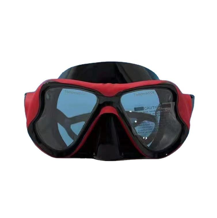 1900 Adult Snorkel Mask with Tempered Glass and Myopia-Compatible HD Anti-Fog Lens