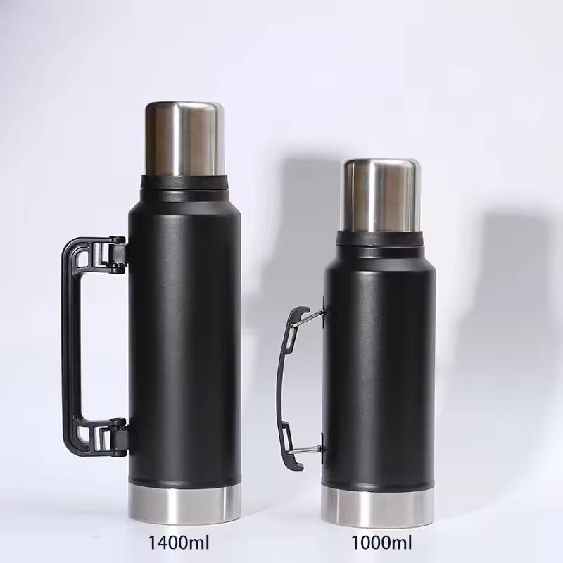 Double Wall Stainless Steel Thermos Bottle Portable Vacuum Flask Large Capacity Insulated Water Bottle Tumbler Tea Cup Mug
