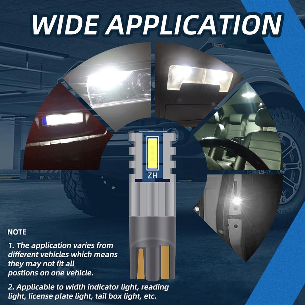 2/4pcs T10 W5W 24V Canbus Super Bright 1860SMD for Truck Motorcycle Scooter Clearance License Plate Lamp Door Lamp 6000K White