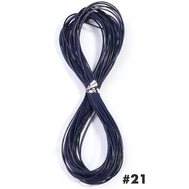 10 Yards 1,5 mm Rundes Rindsleder-Schnur Schmuck Handgemachtes Armband Material Für Schmuckherstellung Zubehör Bastelschnüre