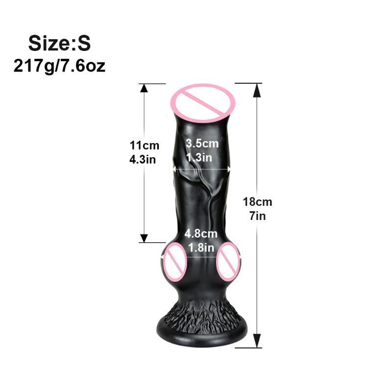 Großer Silikon-Tierdildo, Sex für Männer und Frauen, Analplug, Penis, realistischer Hund, Knotendildos, Sexspielzeug, weiblicher Masturbator, Lieferungen für Erwachsene