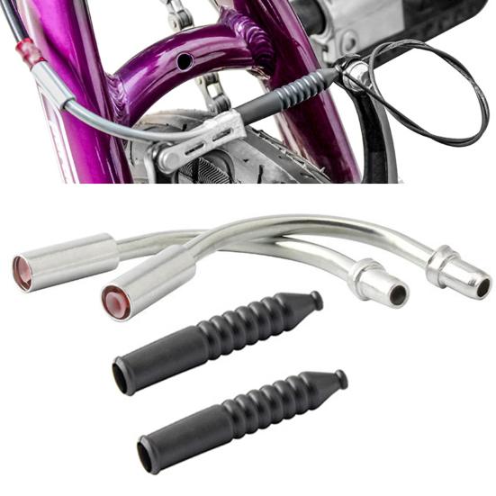1 Set Brake Noodles Cable Widely Applied No Deformation Good Performance Bike V Brake Noodle Cable Replacement Kit for Mountain Bike