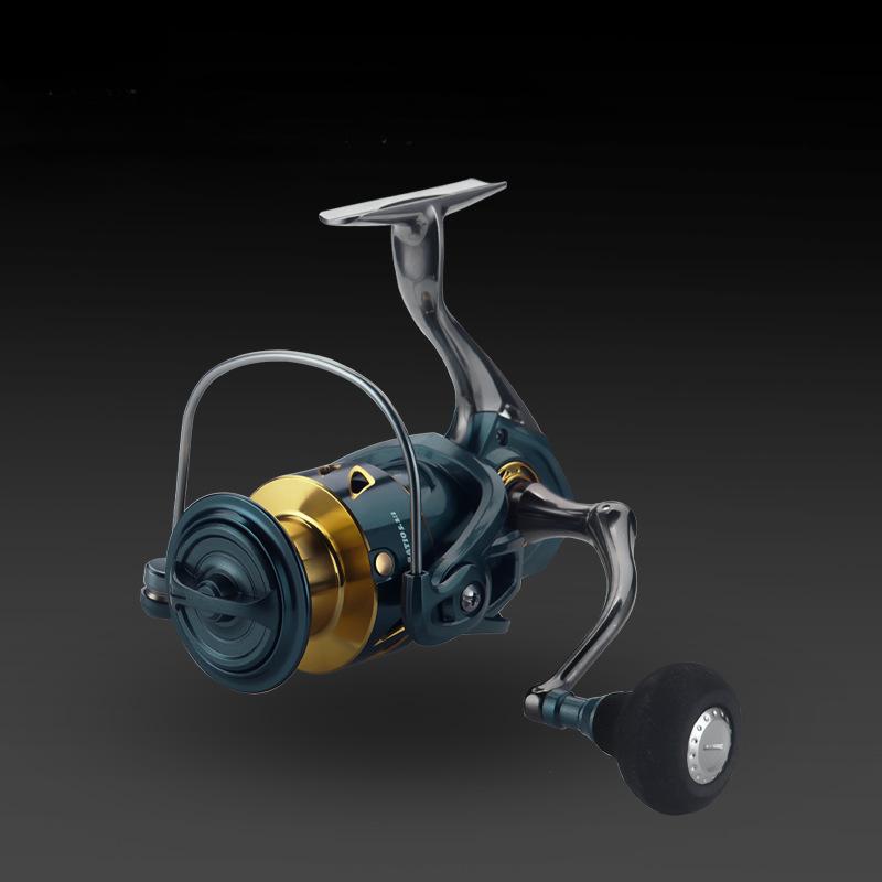 Spinning Fishing Reel CNC Full Metal Spool Left and Right Hand Design for Fast Fishing Smooth Drag System Lightweight Suitable for Various Waters