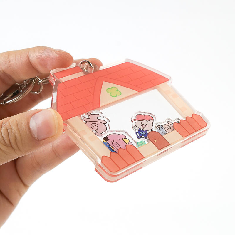 [Kleine Schweinebrüder] Acryl Shaker Schlüsselanhänger