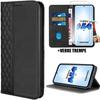 Protective Case - Samsung - Galaxy A54 5G - Black Synthetic Leather - 2 Tempered Glasses - Anti-scratch