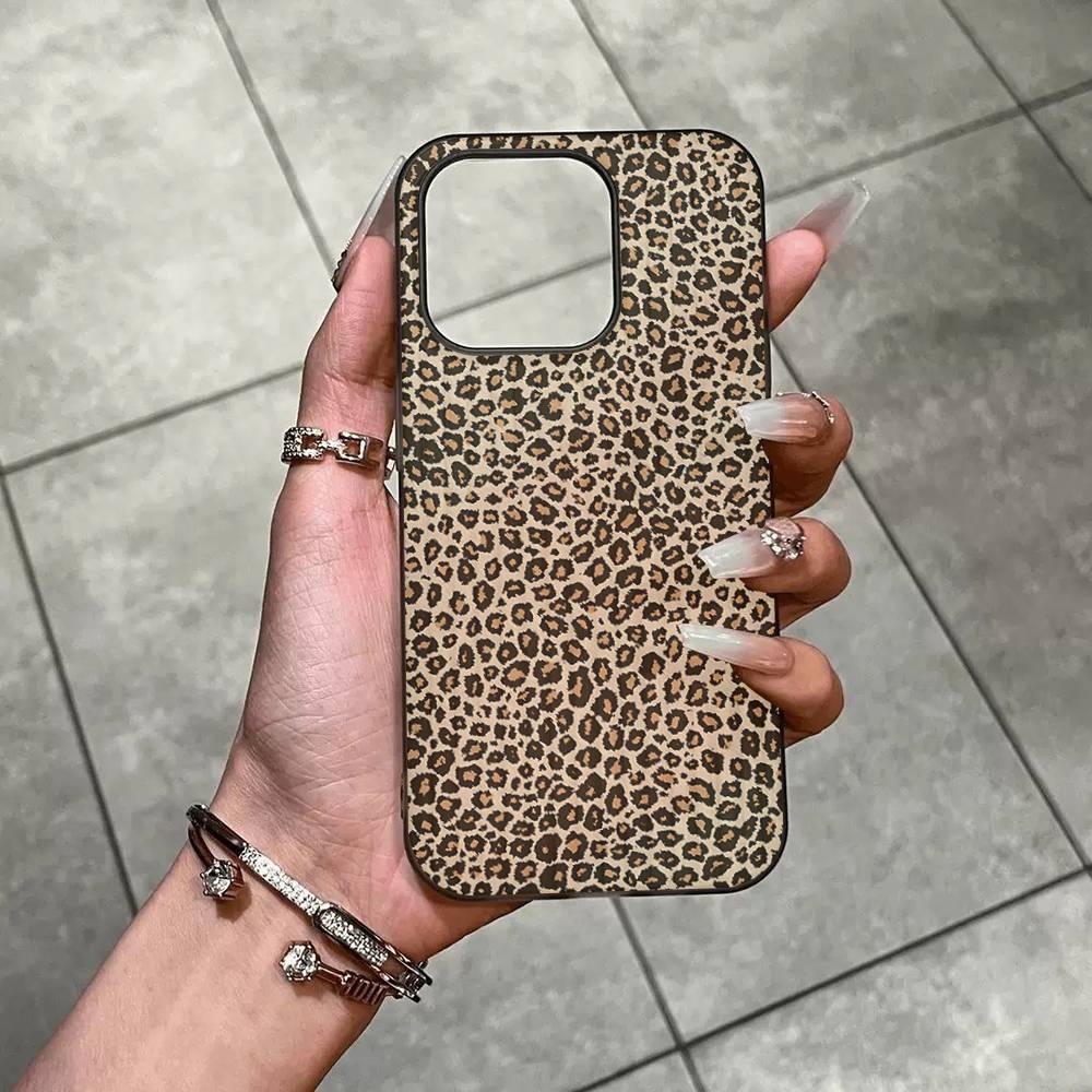 Leopard Cheetah Print For Iphone 17 16 15 14 Plus 13 12 11 Pro Max Pro Luxury Stripe Phone Cases