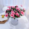 Artificial Green Plant Simulation Fake Rhododendron Bouquet, Living Room Home Decoration Ornament Photography Props