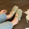 Papuci de casă Baotou pentru femei, de exterior, noi de primăvară și vară, leneși, cu un singur pedal, versatili, jumătate papuci