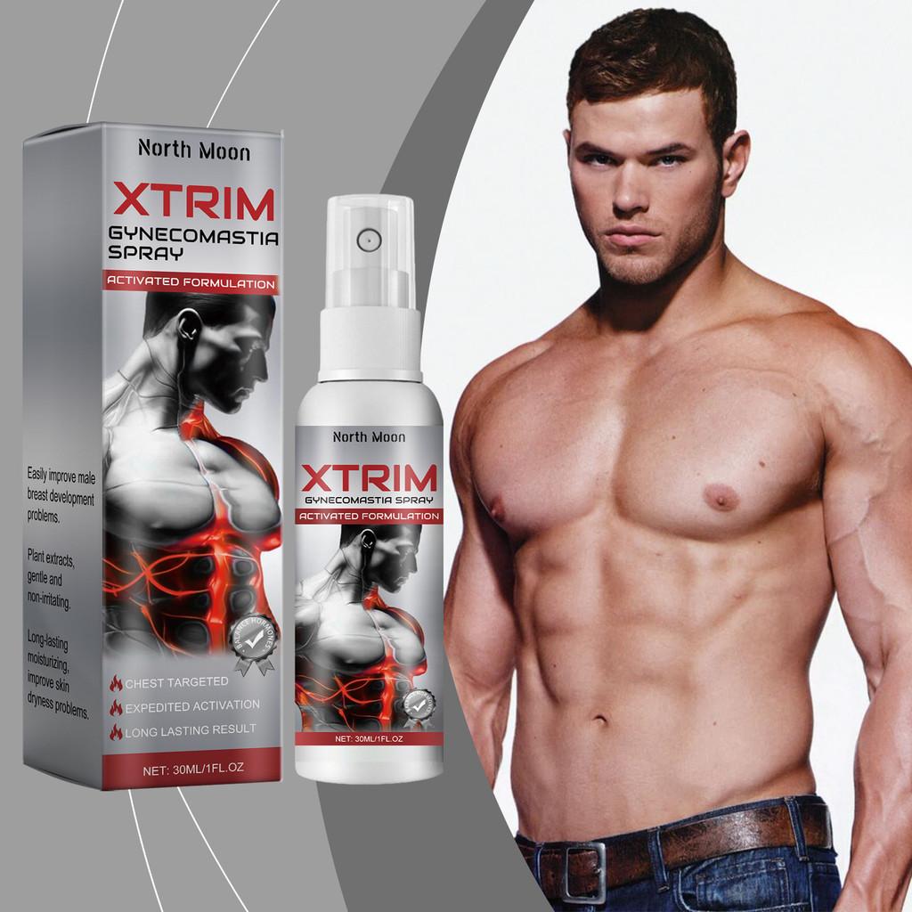 Nourishing North Moon Men's Breast Care Spray For Smooth Skin Contours And Hydration