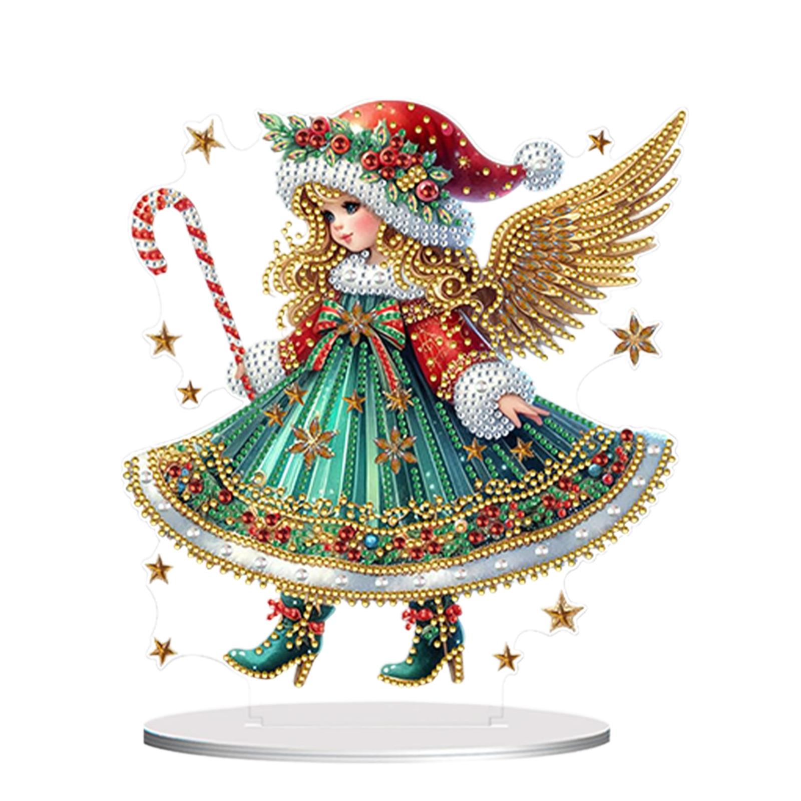 

Special Shape Angel Girl Diamond Painting Tabletop Ornaments Kit Desktop Diamond Art Kits Diamond Painting Desktop Decorations