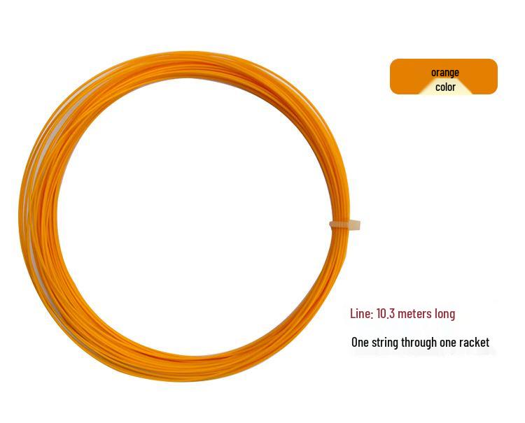 Chisheng Dido Multi-Color Durable Nylon Badminton Racket String - Shock Absorbing & Comfortable