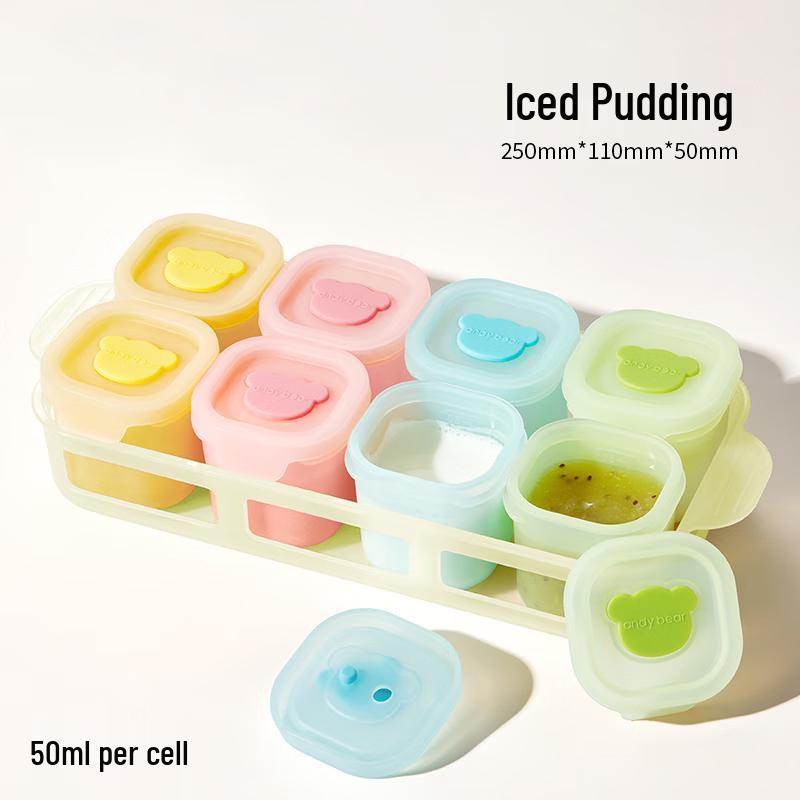 Ji Mi Silicone 8-Compartment Food Storage Container