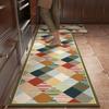 Non-slip Kitchen Floor Mat PVC Leather Washable Carpet Oil-proof Waterproof Mats Long Strip Runner Rugs Tapis Cuisine