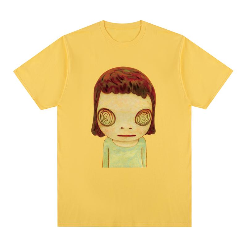 Yoshitomo Nara Ogen Vintage T-shirt Katoen Unisex T-shirt Nieuw TEE T-SHIRT Dames tops