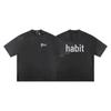 VUJADE TALK Distressed American Retro Streetwear Summer Vibe Loose T-Shirt