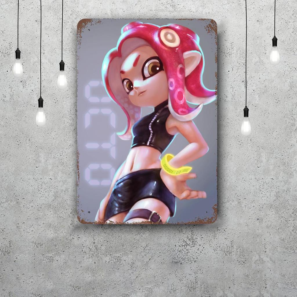 octo expansion video games Vintage Metal Tin Signs Posters Decor Retro Metal Plaque Wall Art Decor for Garage Bar