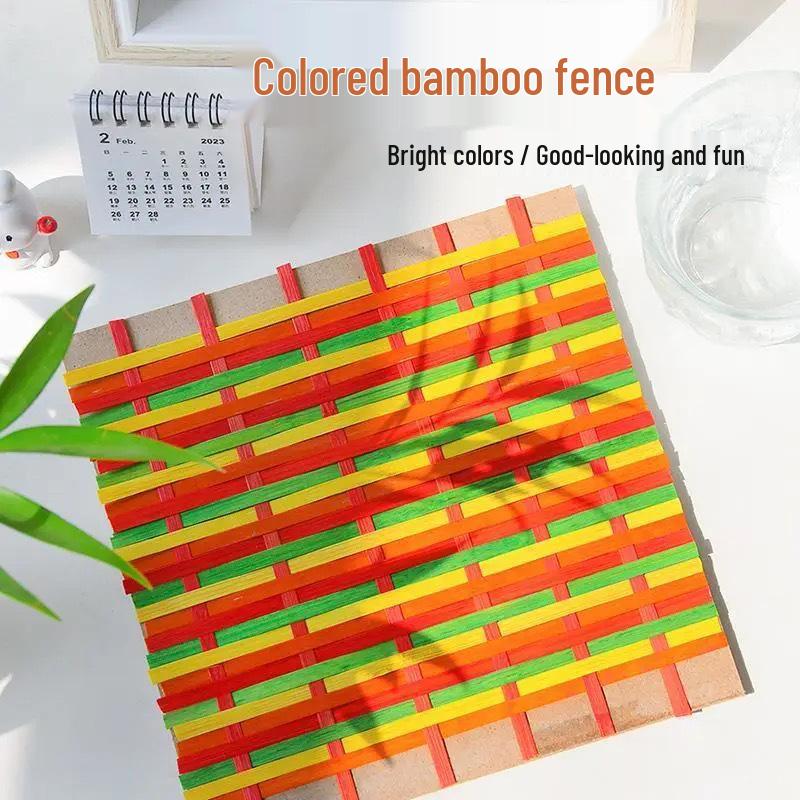 Handmade Bamboo Weaving Painting Kit: Dragon Boat Festival Cultural Gift for Team Building & Parent-Child Activities